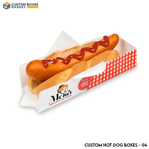 Custom Hot Dog Packaging Boxes Wholesale Paper Hot Dog Trays