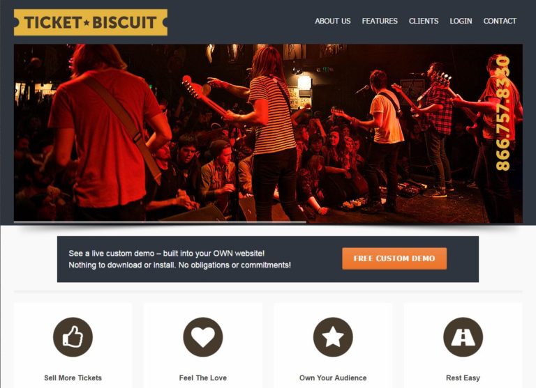 TicketBiscuit is our Client of the Month!