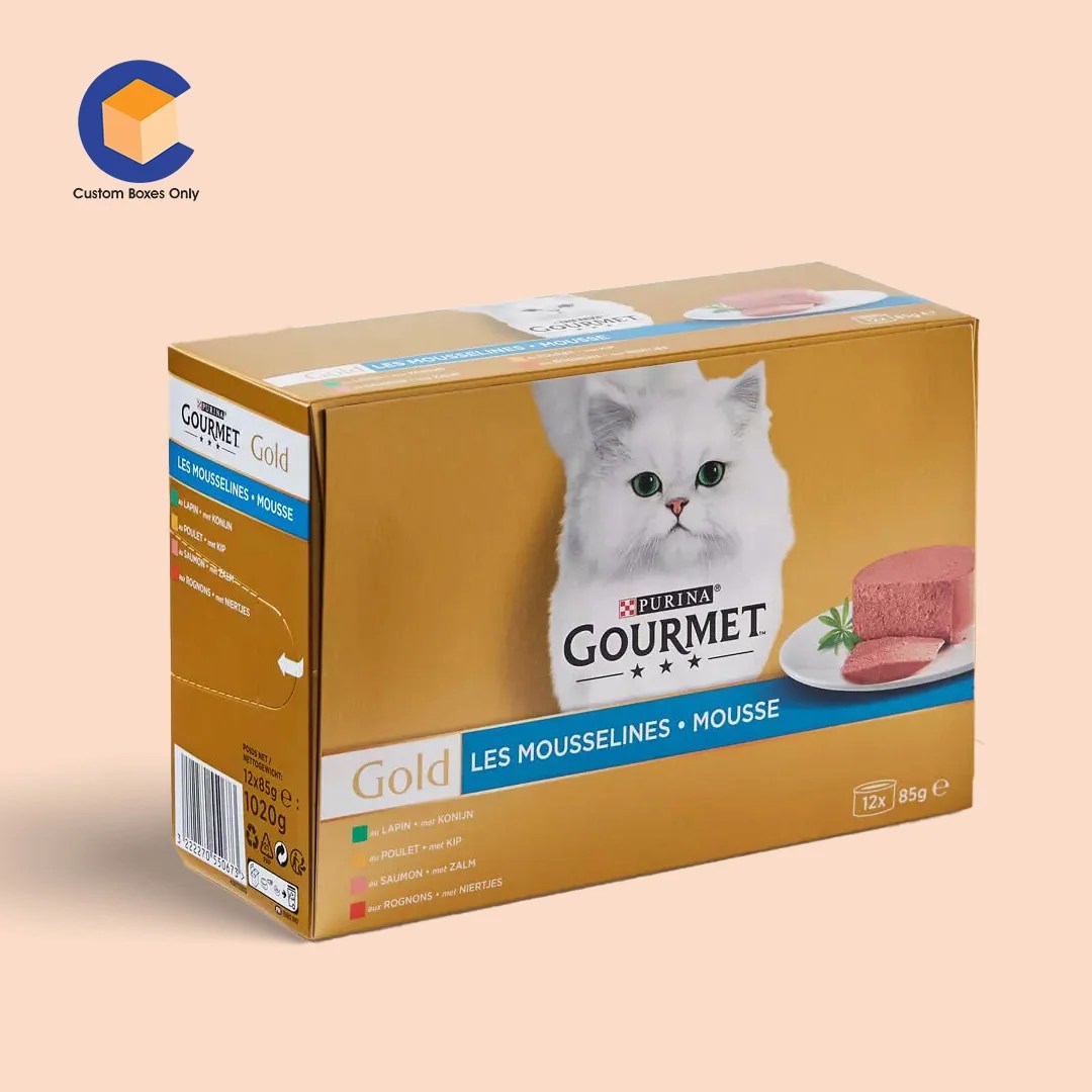 Custom Cat Food Boxes Wholesale Pet Packaging USA