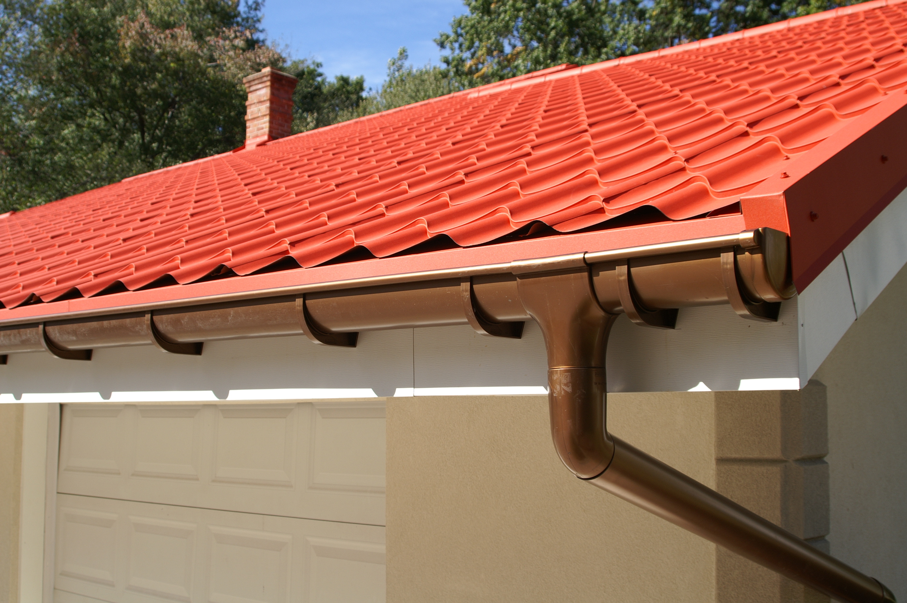 gutter system Custom Built Continuous Rain Gutters