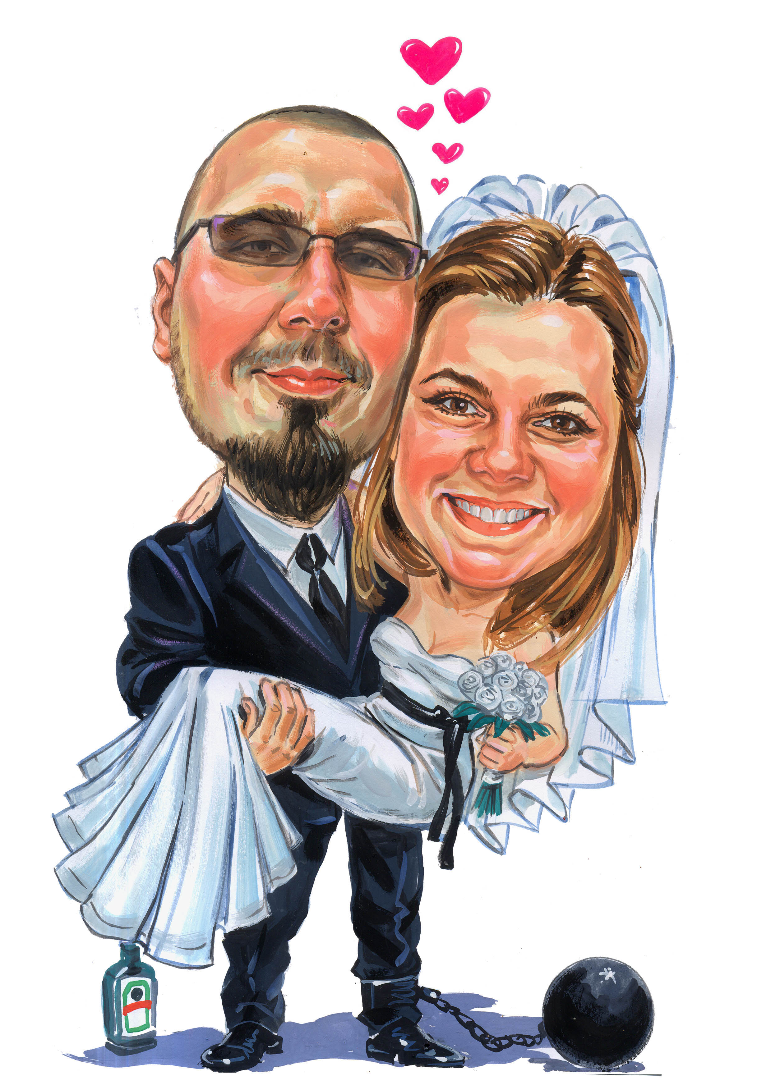 caricature online custom caricature from photo