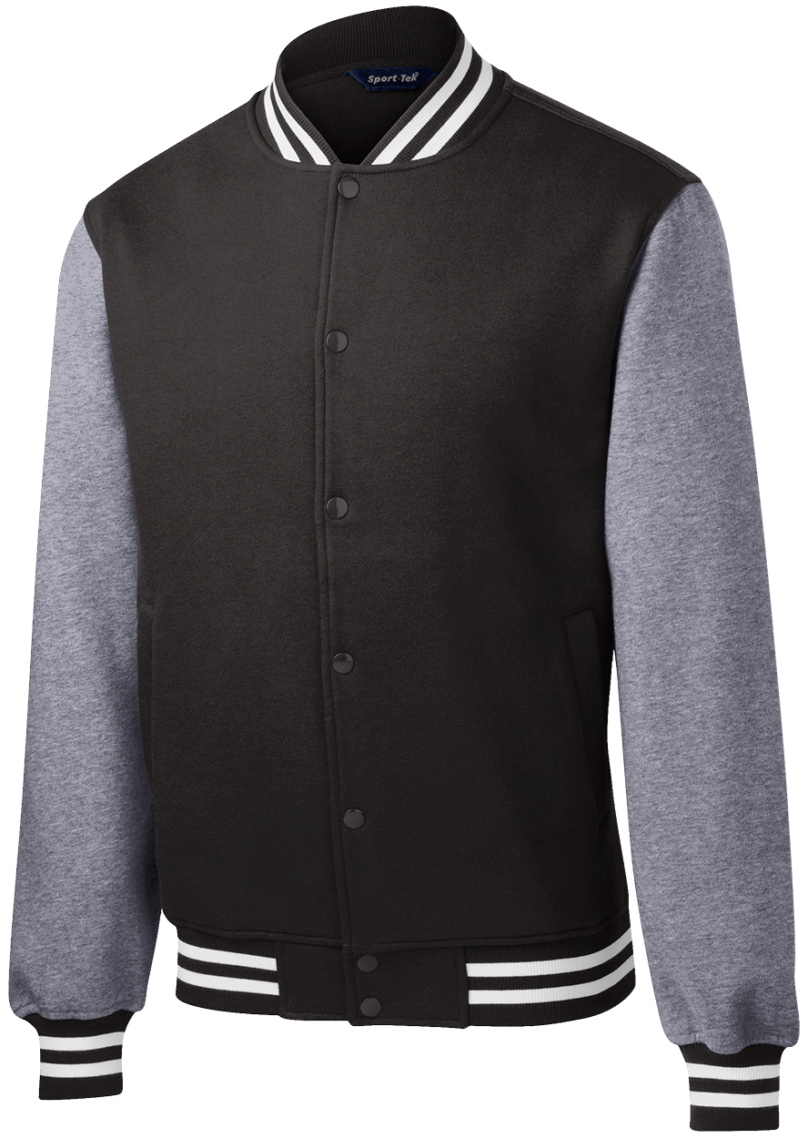 ST270 Fleece Letterman Jacket Sport Tek CustomCat