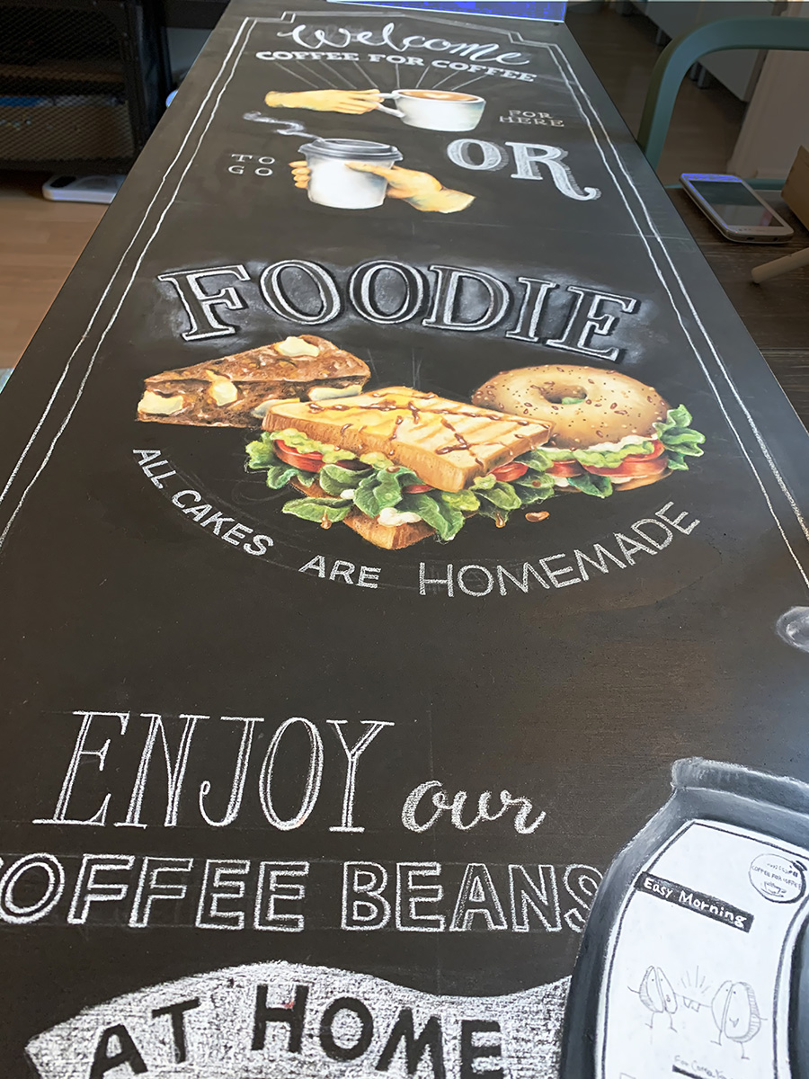 HOME CUSTOM CHALK BOARD