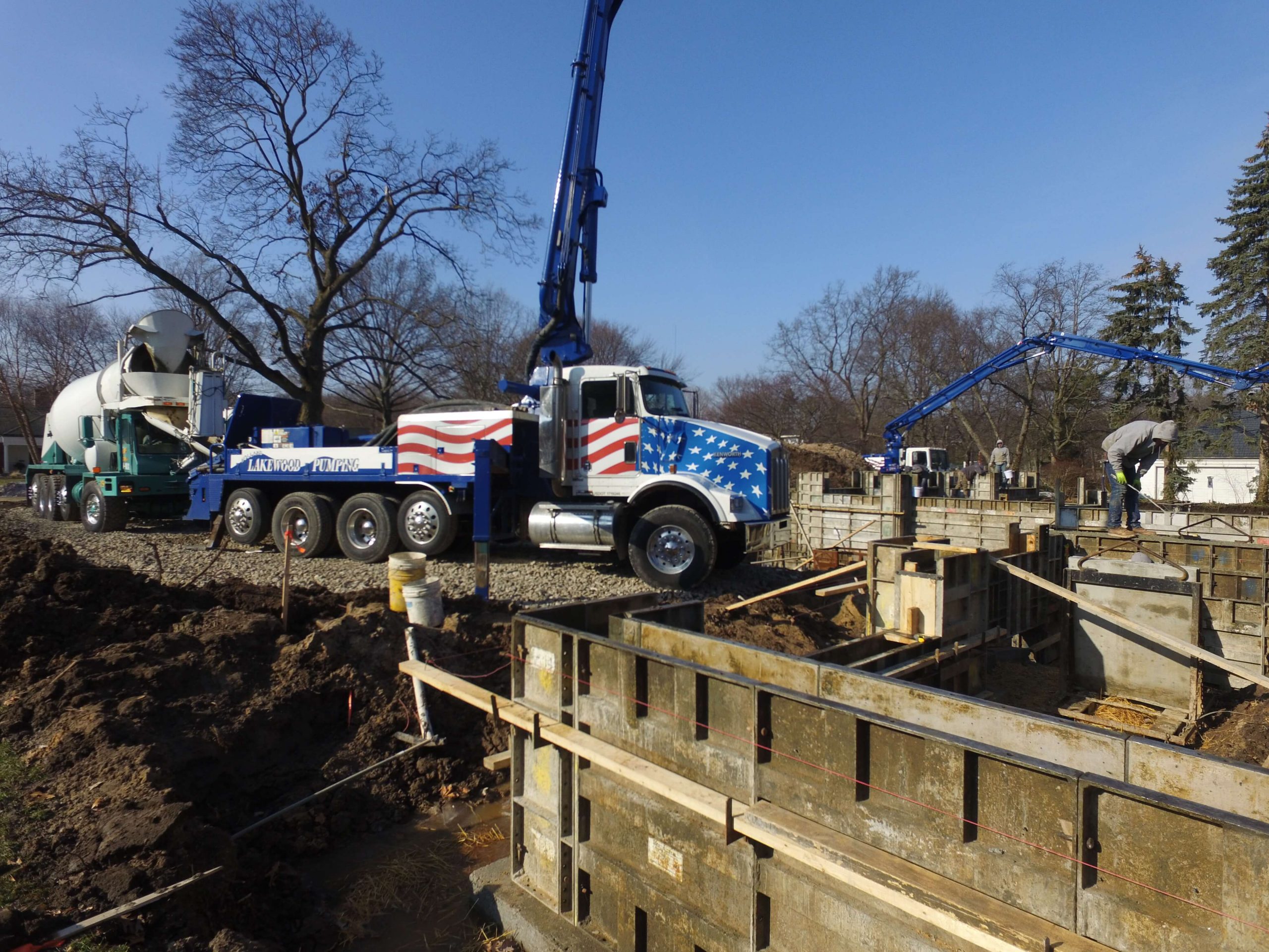 Concrete Pumping Custom Concrete