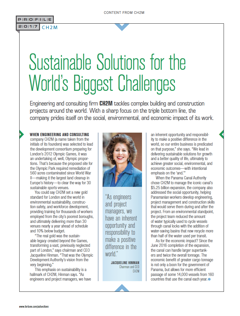 Sustainable Solutions for the World's Biggest Challenges Fortune Media