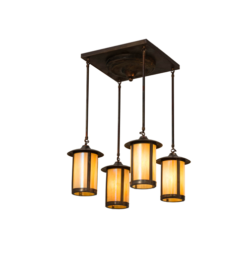 8680443 28" WIDE ELMSFORD 4 LT PENDANT Custom Contract Lighting