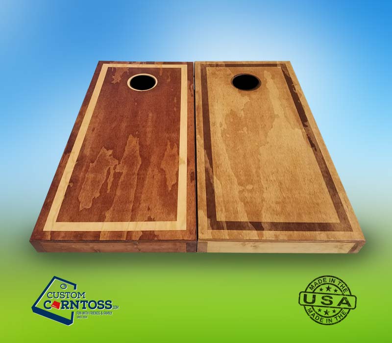 Stained Cornhole Set Custom Corntoss