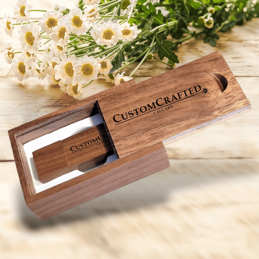 Personalized USB drive and case Custom Crafted Engraving