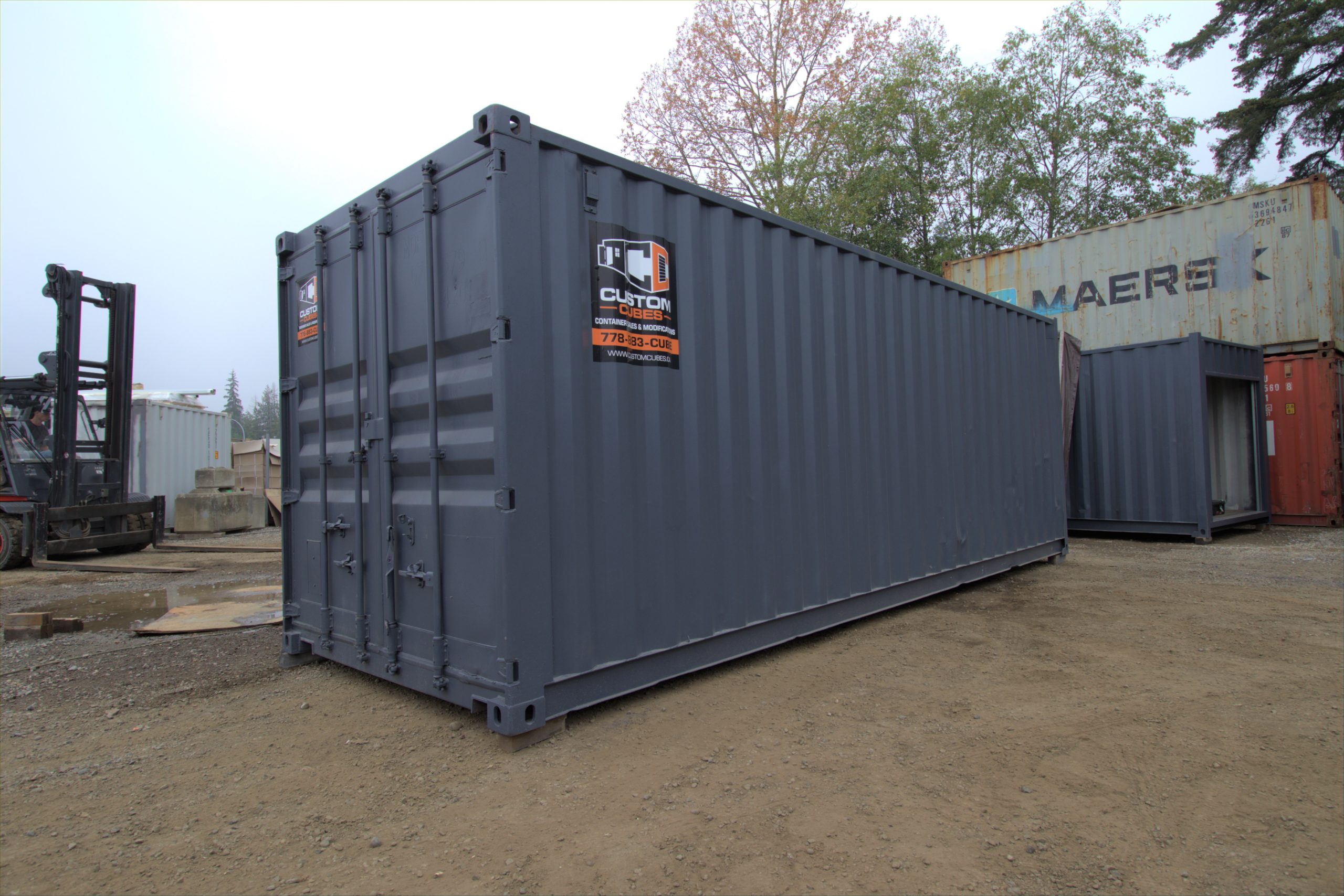25' "Cut Down" Used Shipping Container CUSTOM CUBES