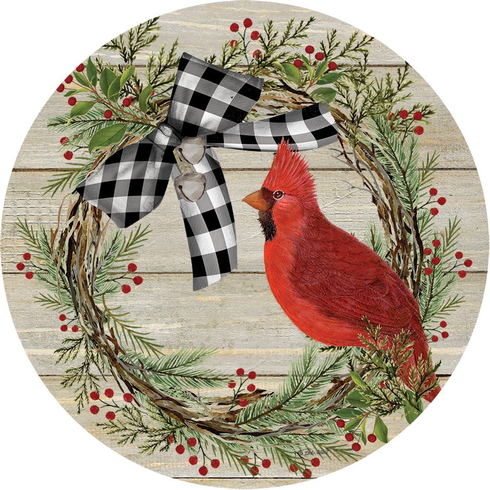 Cardinal WreathAccent Custom Decor