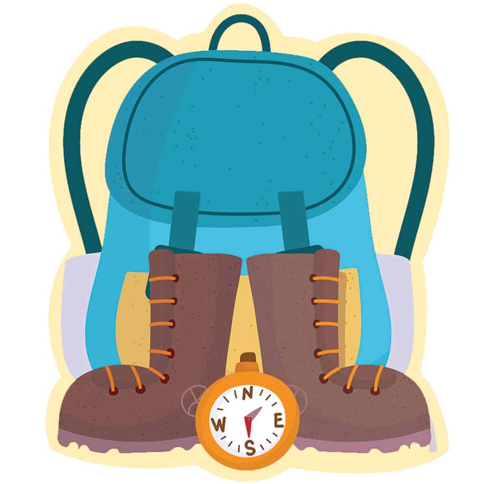 Backpack BootsVinyl Sticker Custom Decor