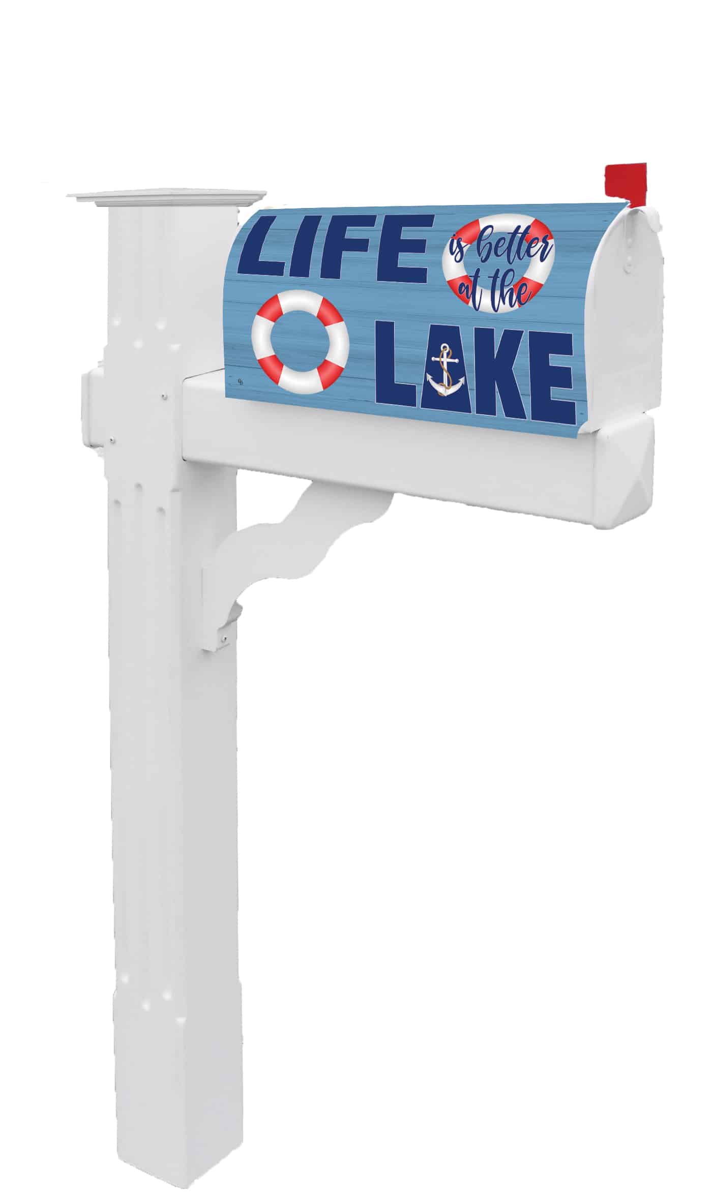 Lake LifeMailbox Makeover Custom Decor