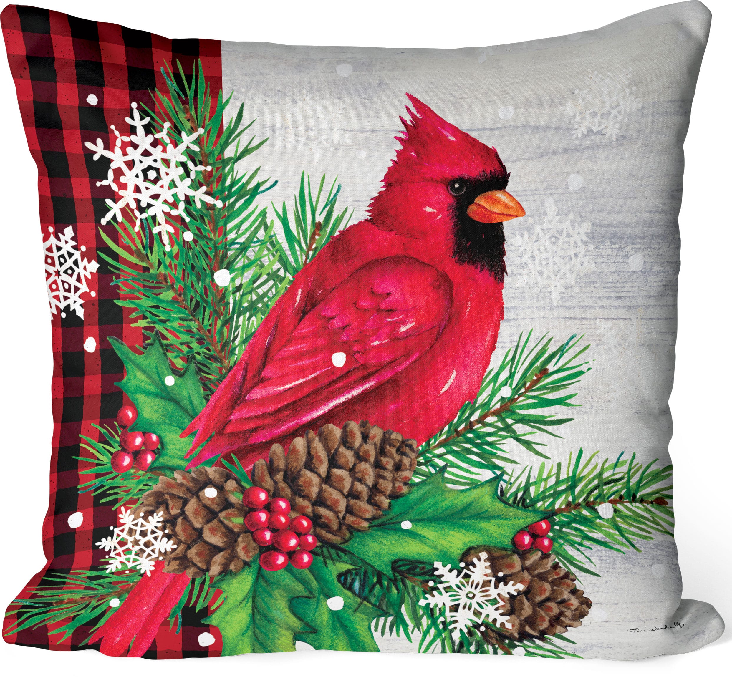 Proud CardinalPillow Custom Decor