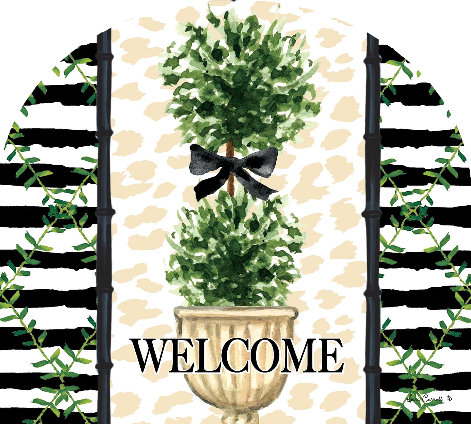 Double TopiaryArbor Mate Custom Decor