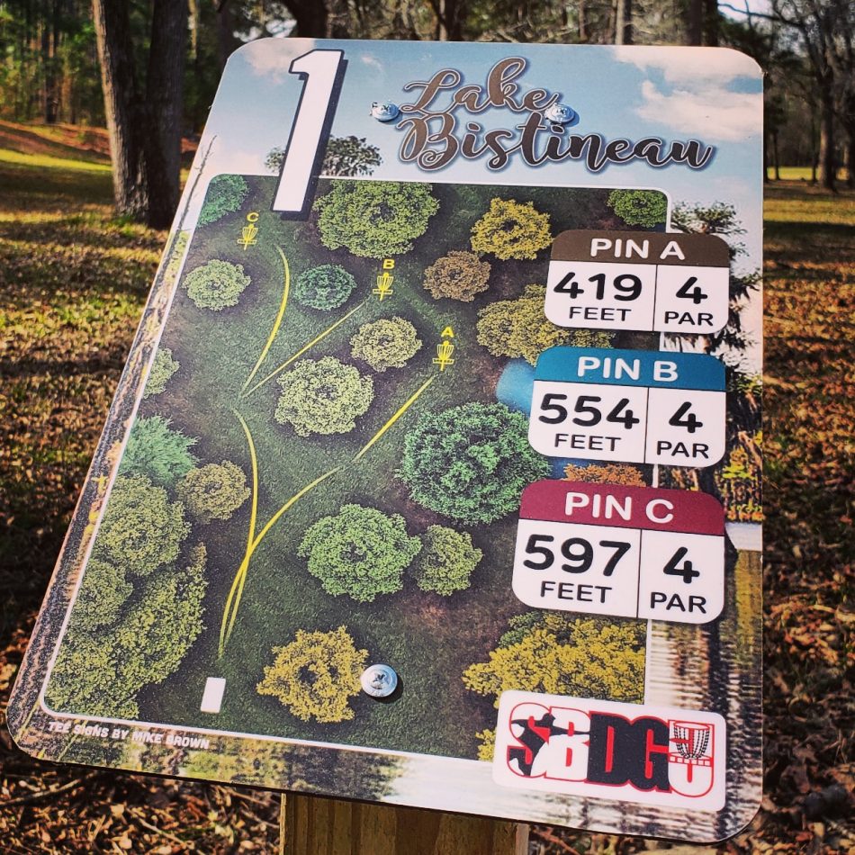 Disc Golf Tee Signs and Overviews Course Maps and Rules Signs