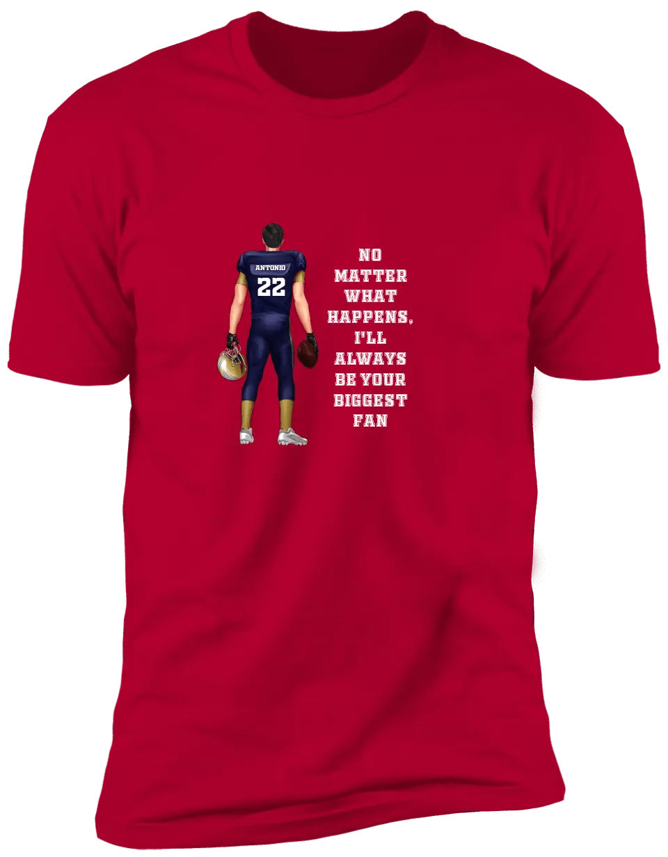 American Football fan Tshirt Customens