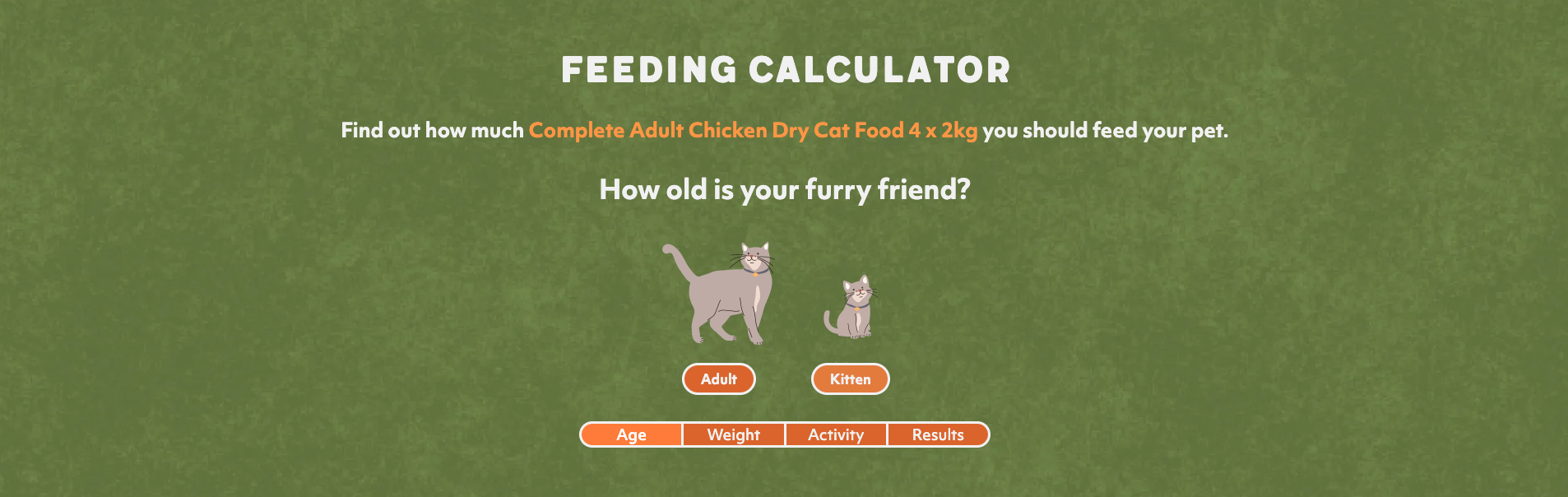 How much should I feed my cat? Harringtons Customer Care