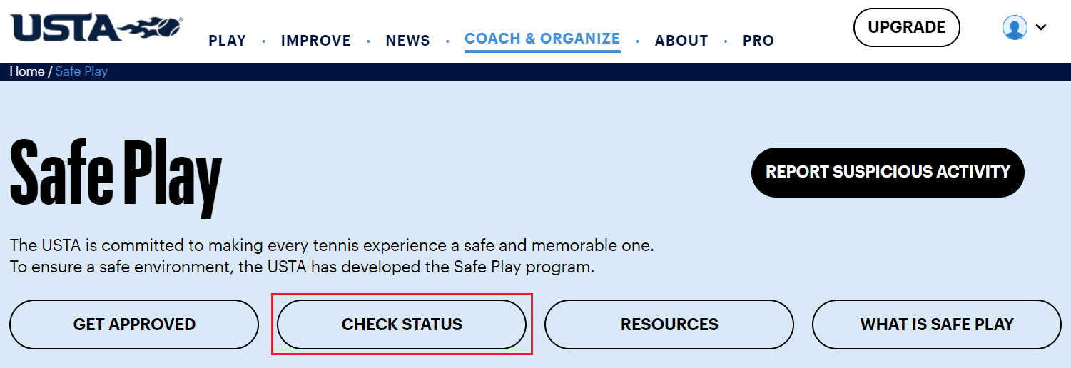 How to Access Your SafeSport Certificate USTA Online Help Center