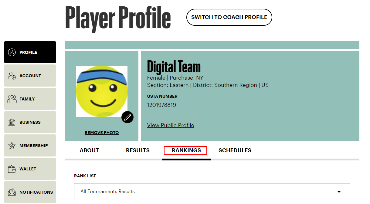 How to Check Tournament Rankings USTA Online Help Center