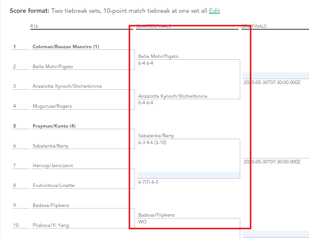 Score Entry (Bulk/Hotkey) USTA Online Help Center