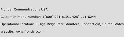 Frontier Communications USA Contact Number Frontier Communications