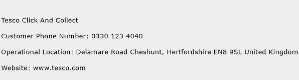 Tesco Click And Collect Contact Number Tesco Click And Collect Customer Service Number Tesco