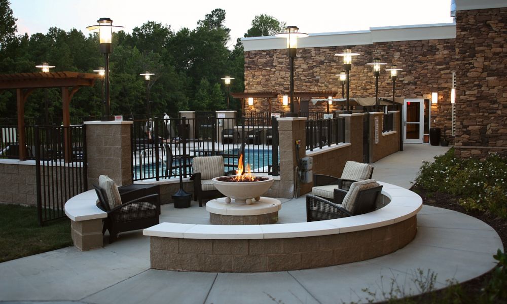 Commercial Fire Pit, Morrisville, NC Custom Fire Pits