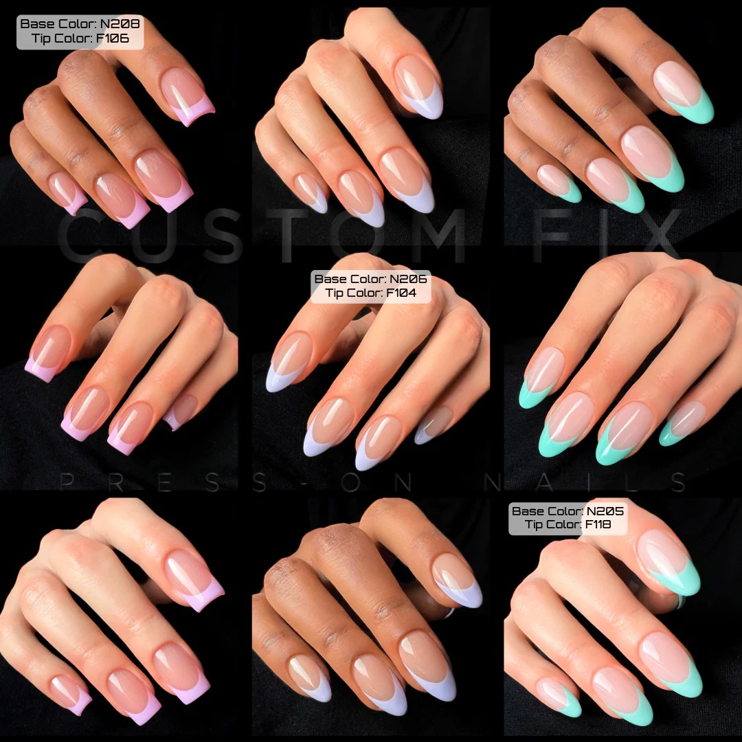 Classic French Fix |Custom Press-On Nails| – Custom Fix Nails