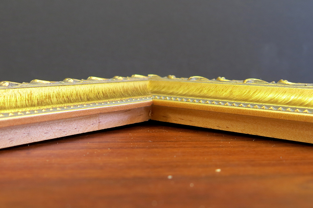 Gold Knight Picture Frame Wood Frame, Gold Frame