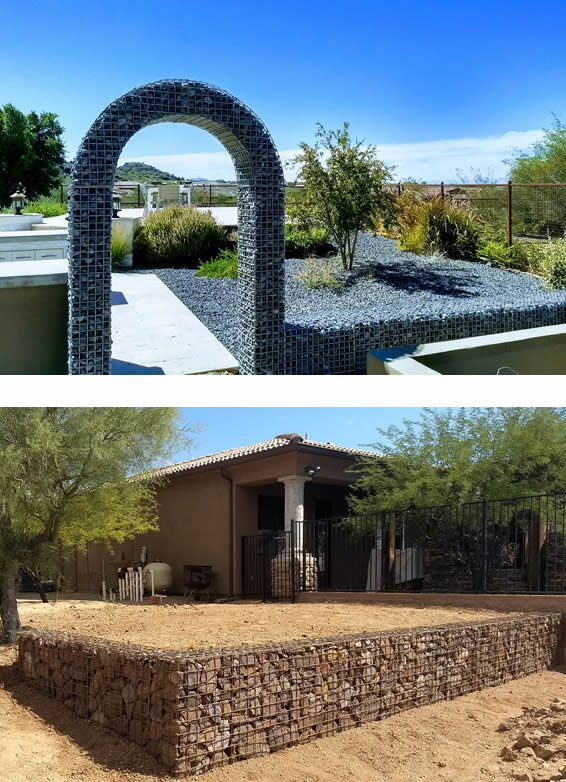 Gabion baskets and Gabion wall design, we create beautiful landscape