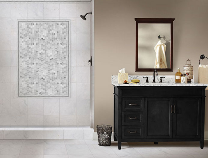 Bathroomvisualizer Custom Granite and Tile