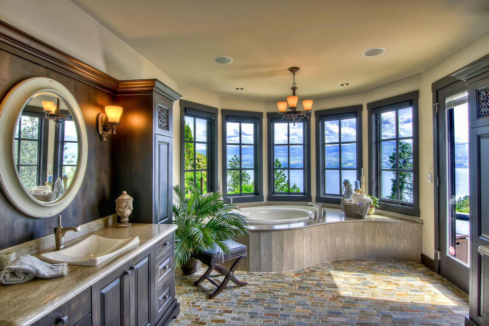 Custom Granite Works Bathrooms