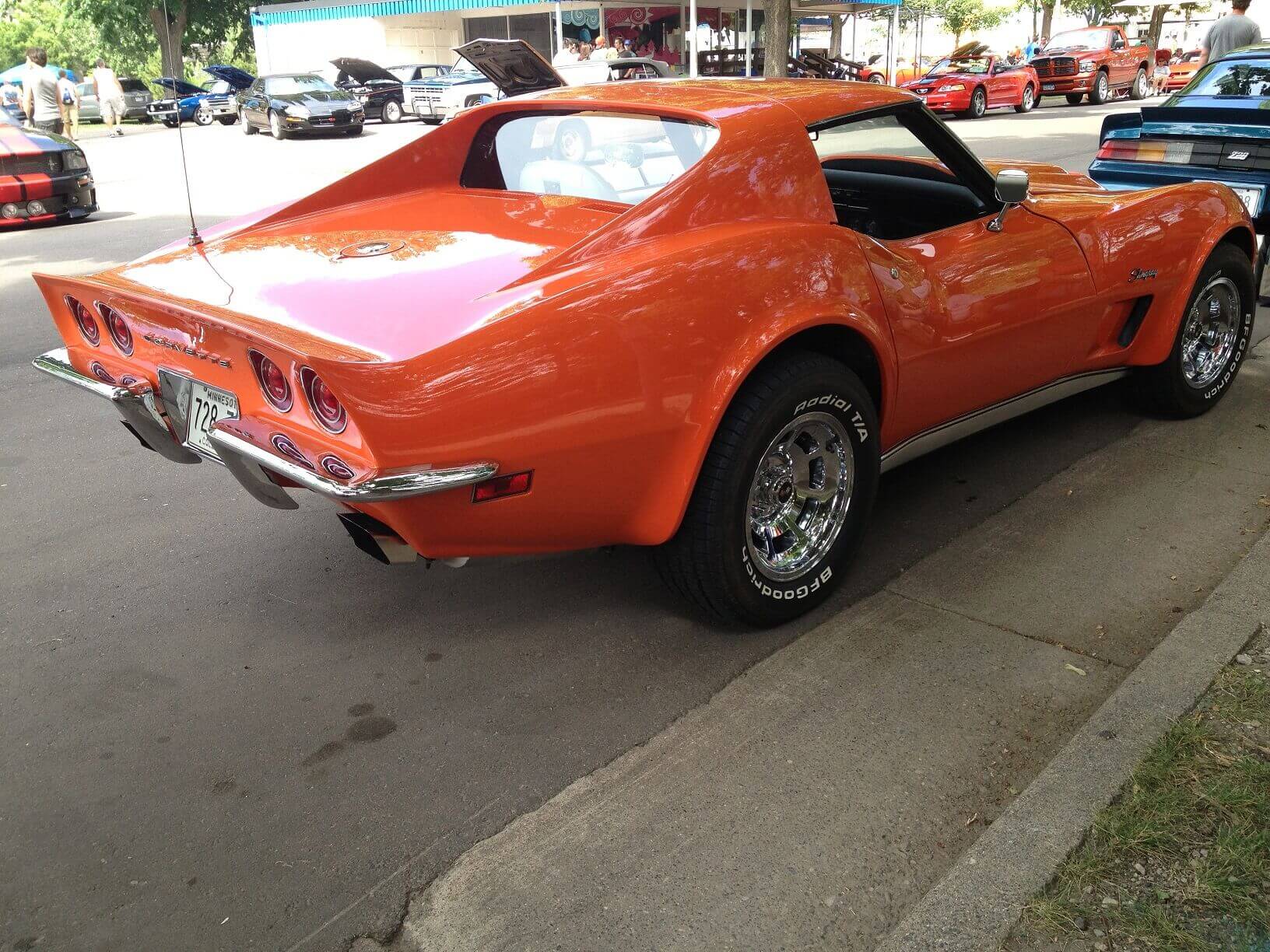 19741982 REAR BUMPER CHROME BUMPER LOOK Custom Image Corvettes