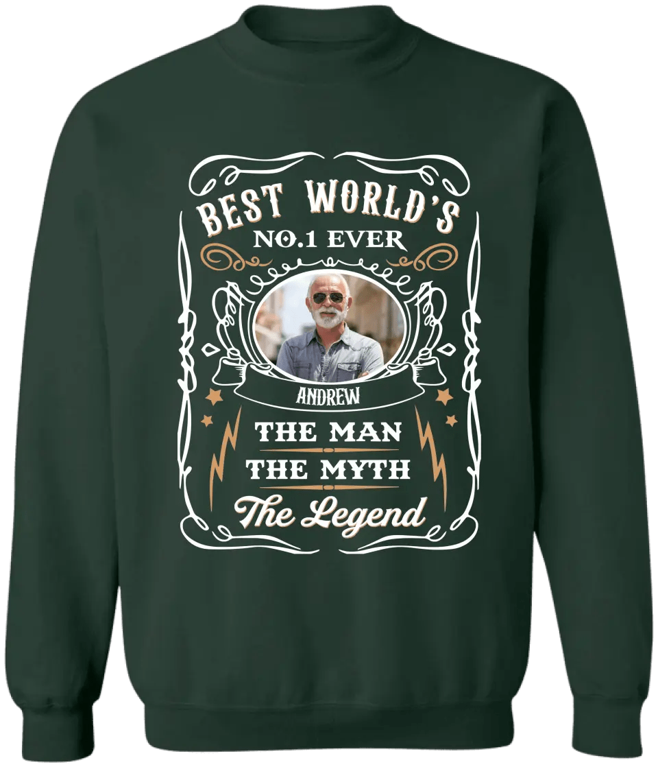 Best World’s Ever The Man The Myth The Legend Personalized TShirt