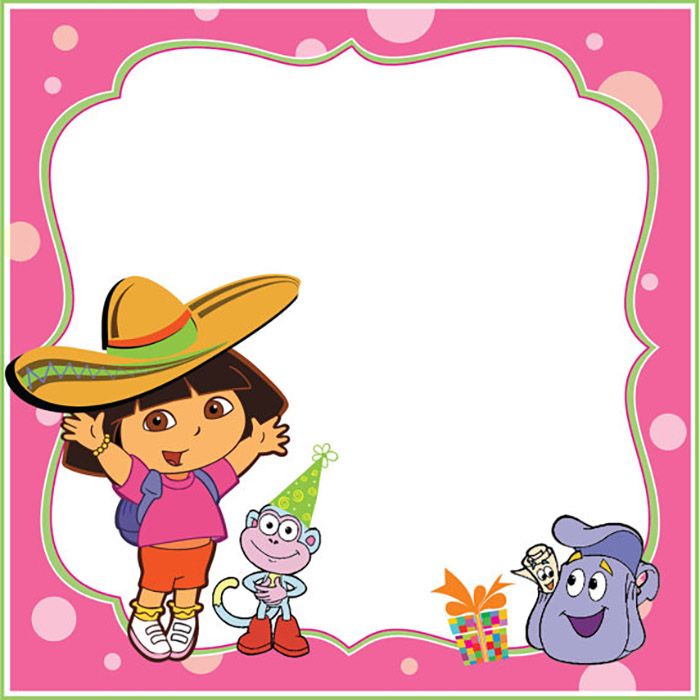 Dora The Explorer Invitations Free Invitation Templates