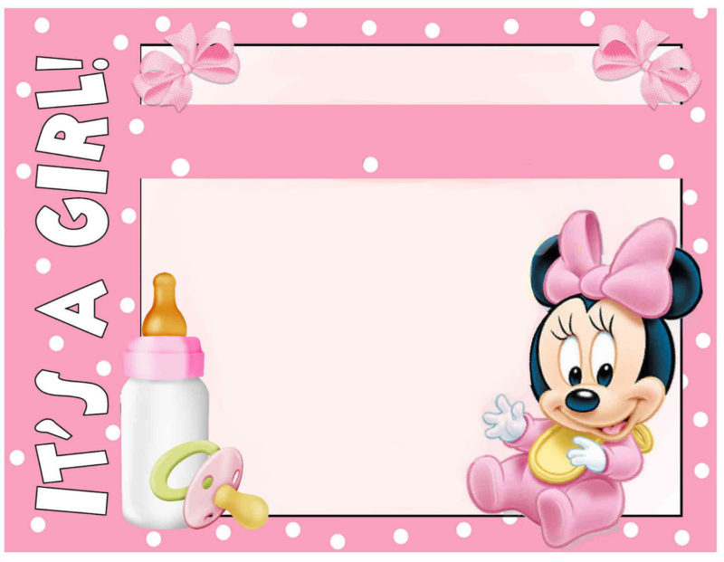 Disney baby shower invitations templates