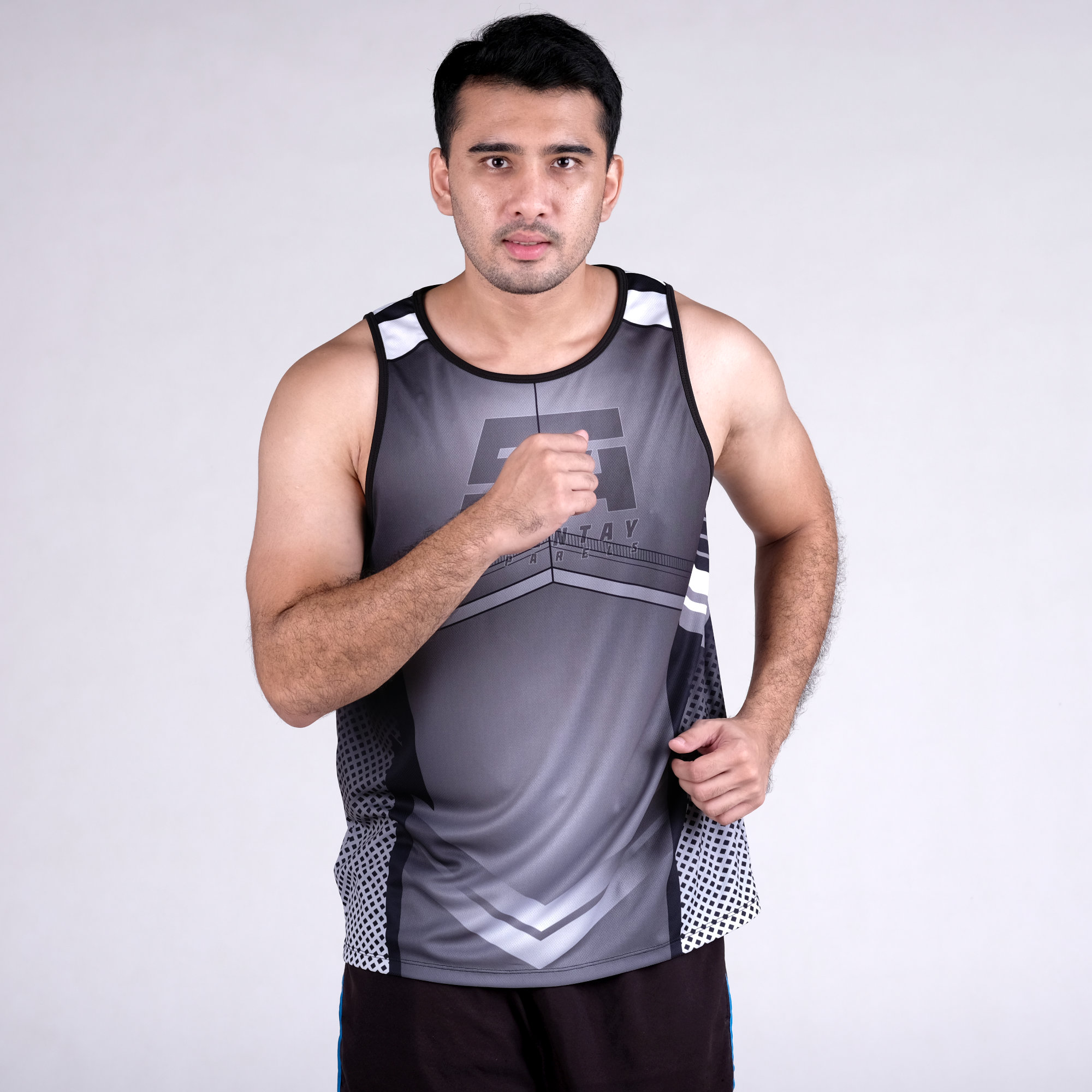 Customized Men's Regular Tank Top Dye Sublimation Printing