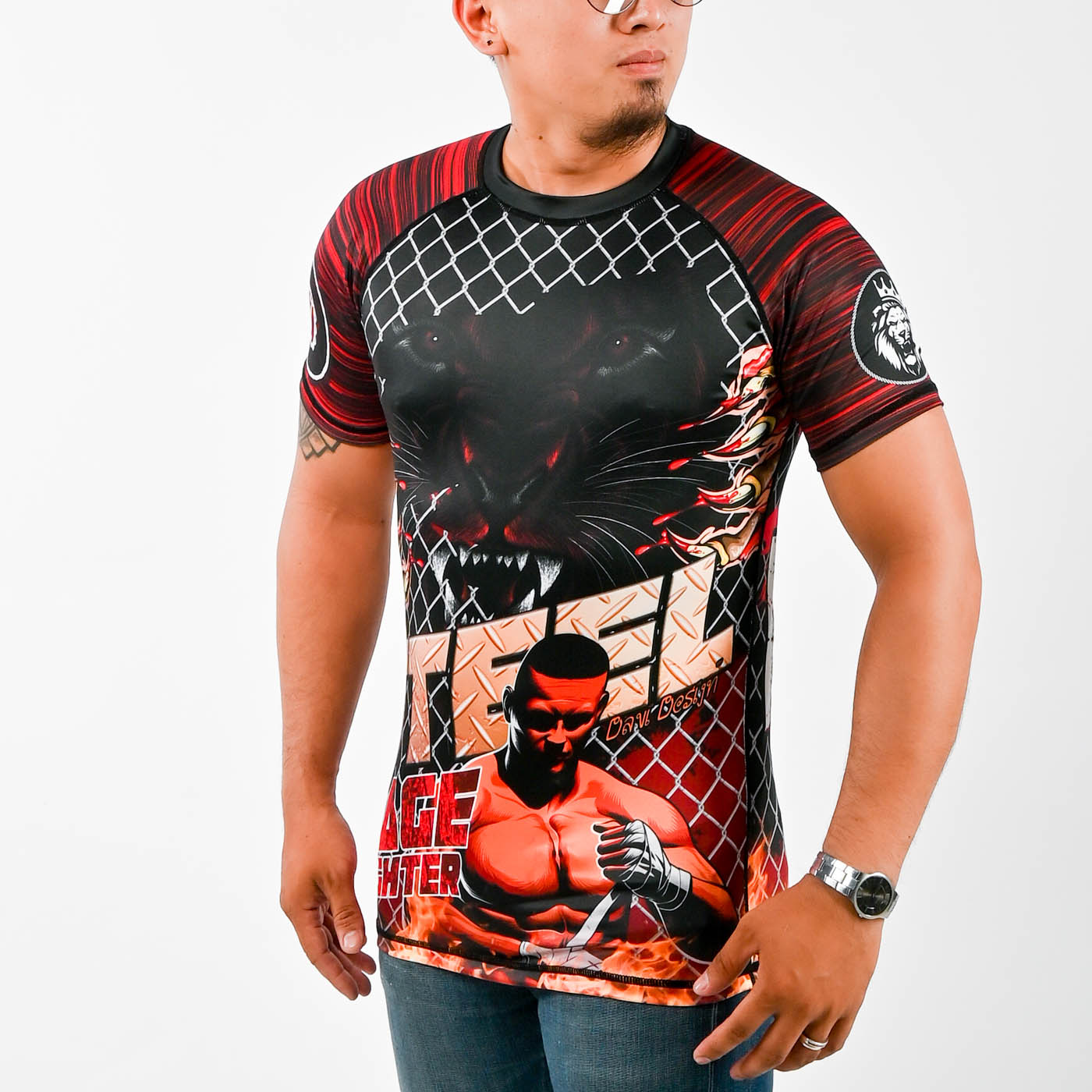 Full Sublimation Customized Rash Guard for Men Rashguards Sublimated