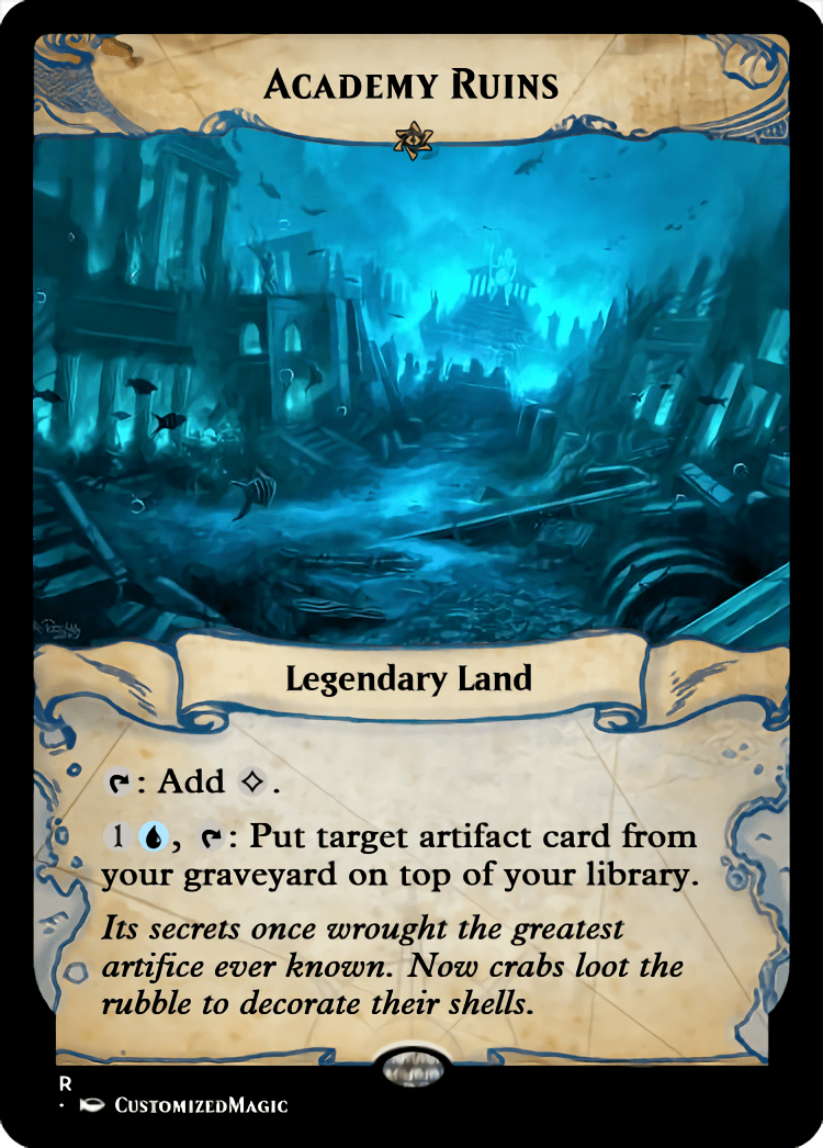 Academy Ruins CustomizedMTG Magic the Gathering Proxy Cards
