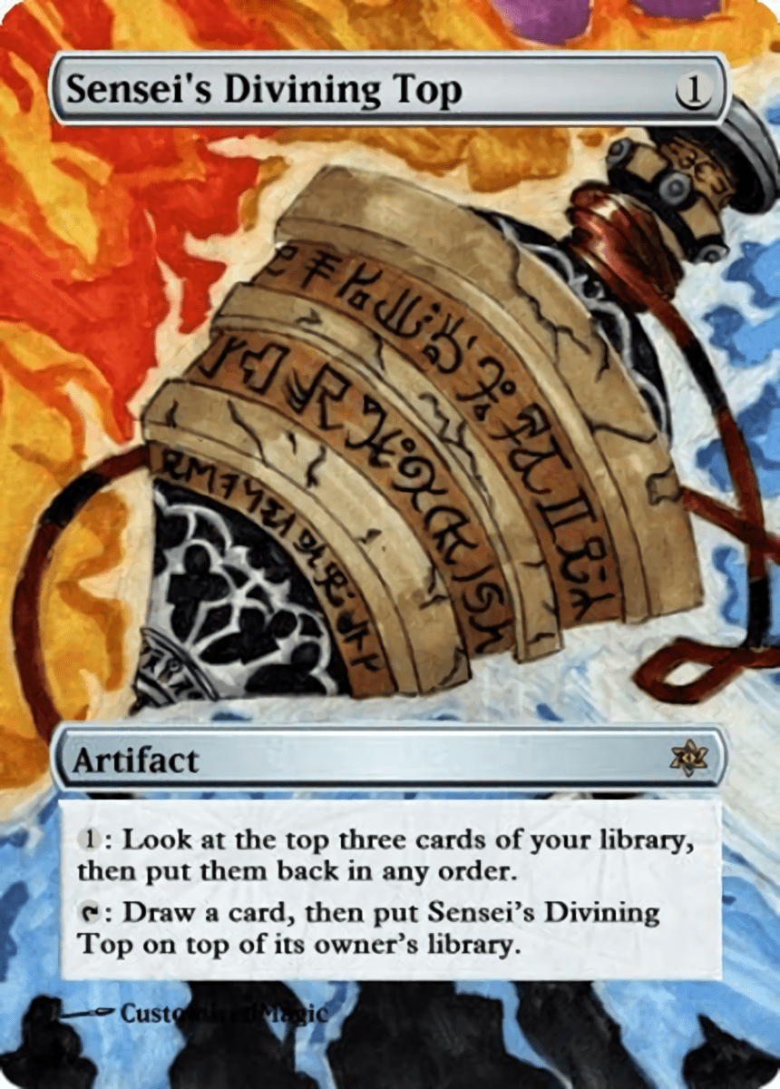 Sensei's Divining Top Magic The Gathering Proxy Cards