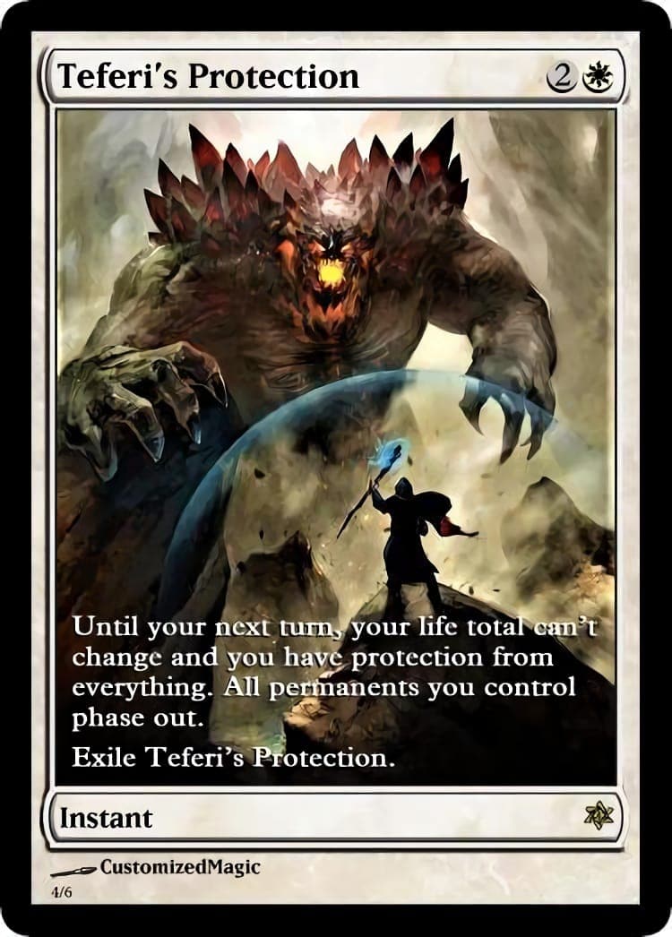 Teferi’s Protection CustomizedMTG Magic the Gathering Proxy Cards