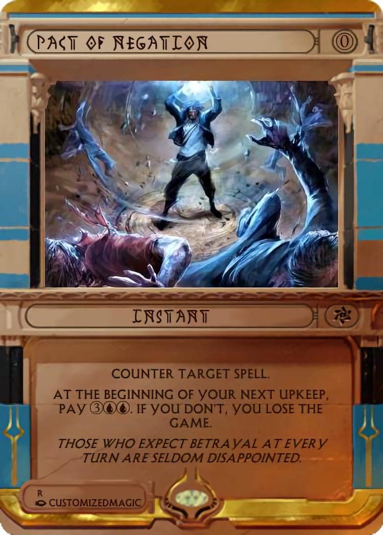Pact Of Negation Magic The Gathering Proxy Cards