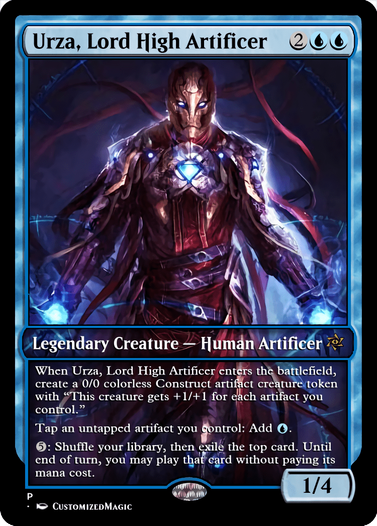 Collectible Card Games ***Custom Commander Deck*** Urza Lord High