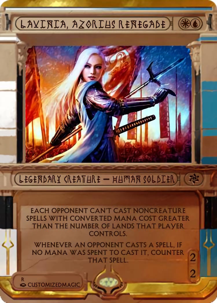 Lavinia, Azorius Renegade Magic The Gathering Proxy Cards