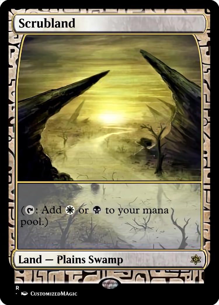 Dual Lands (FullArt) CustomizedMTG Magic the Gathering Proxy Cards