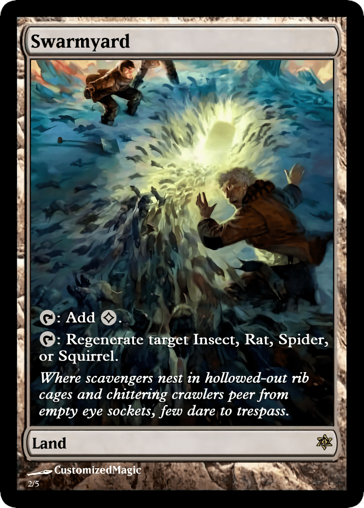 Swarmyard CustomizedMTG Magic the Gathering Proxy Cards