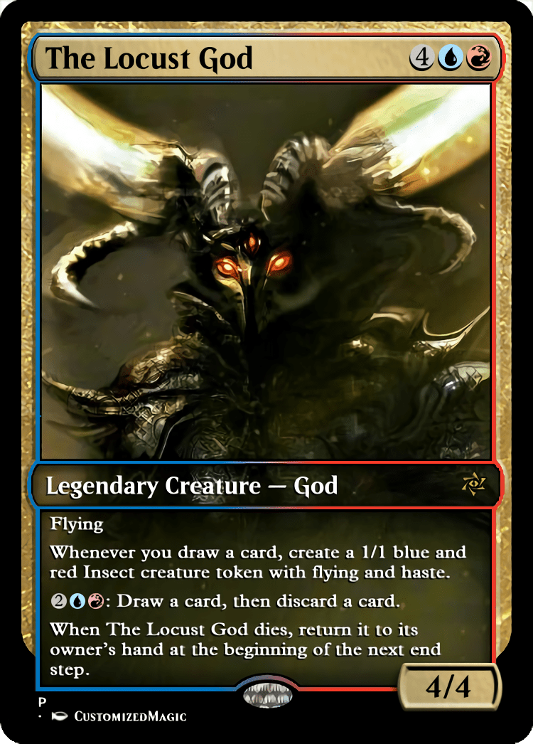 The Locust God Magic The Gathering Proxy Cards