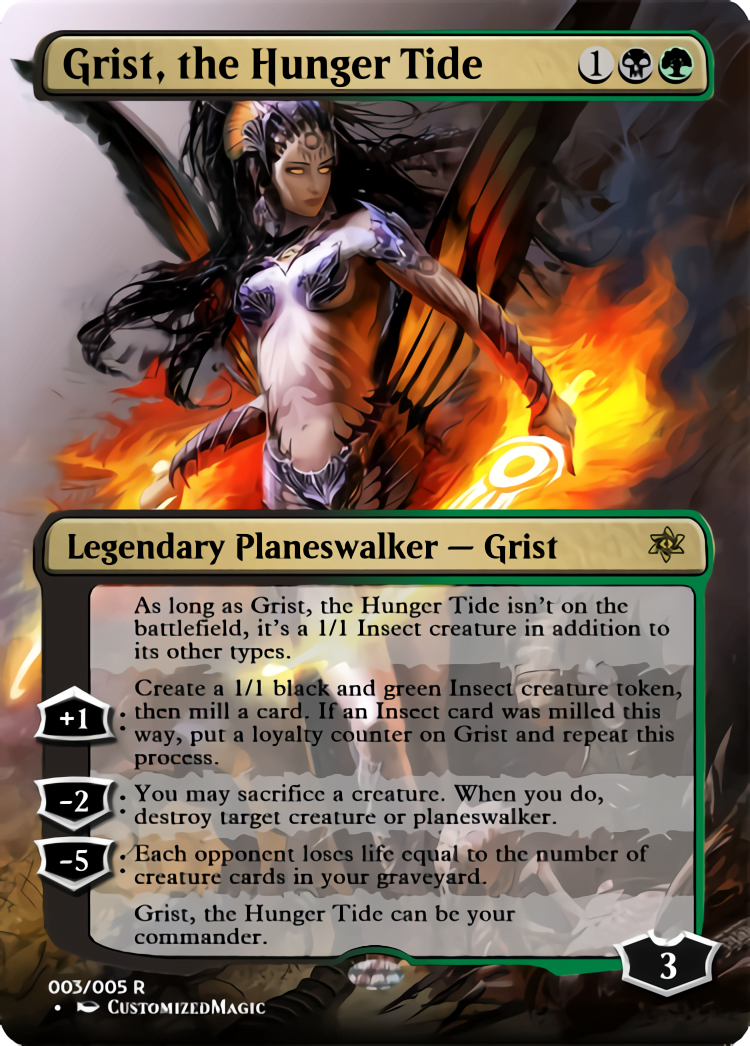 Grist, The Hunger Tide Magic The Gathering Proxy Cards