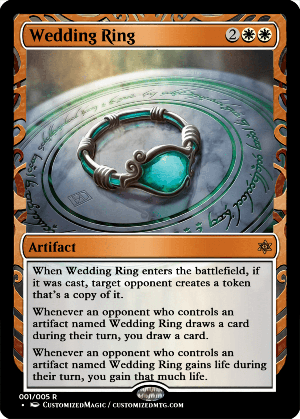 Wedding Ring Magic The Gathering Proxy Cards