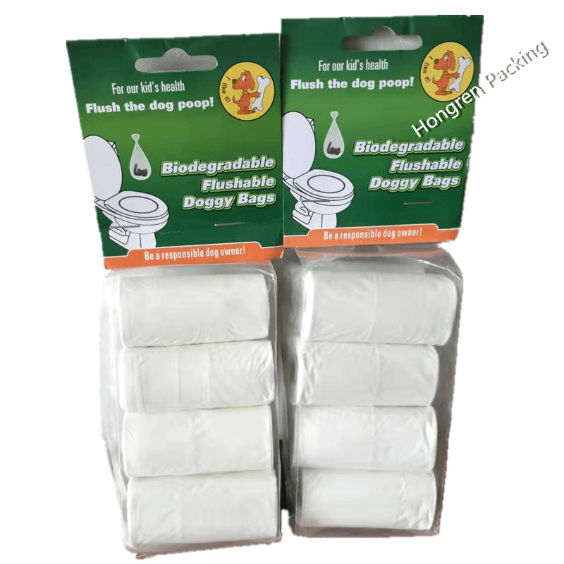 Flushable Dog Poop Bags HongRen